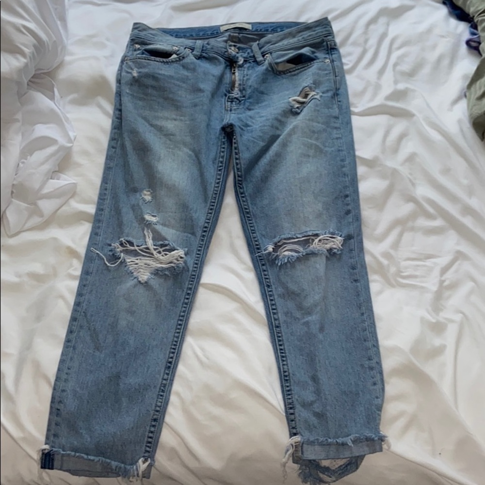 Free People Light Wash Jeans